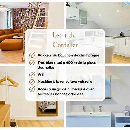 Appartement Le Cordelier - Proche Centre - Wifi Et Machine à Laver Troyes